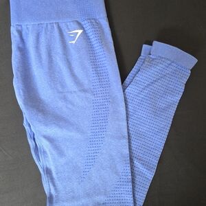 Gymshark Blue Vital Seamless Leggings Size Large